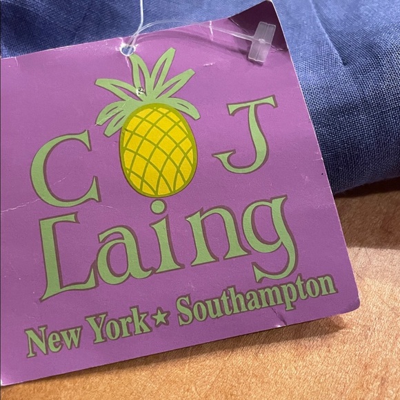 CJ Laing NWT sapphire a line starfish skirt 100% linen size 6 - Picture 10 of 10